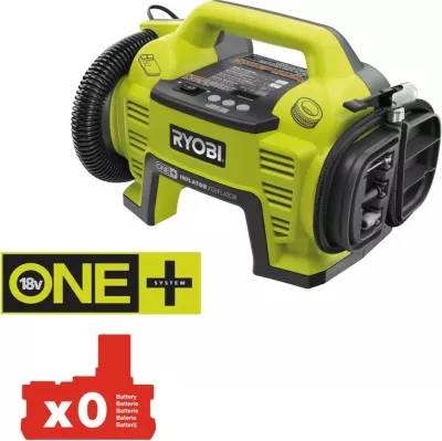 Kompresor me bateri Ryobi R18I-0, portativ, zi/gjelbër