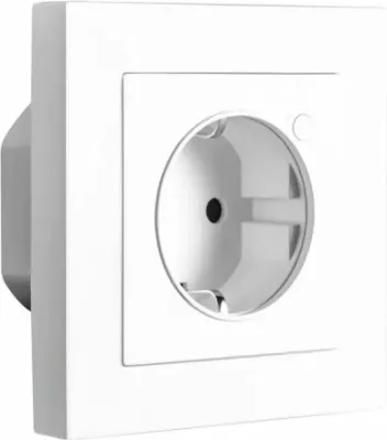 Prizë smart muri Aqara Wall Outlet H2 EU WP-P01D, Zigbee, 16A, e bardhë, 1 copë