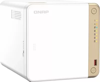 NAS Qnap TS-462-4G, 4GB RAM, Intel Celeron N4505, e zezë
