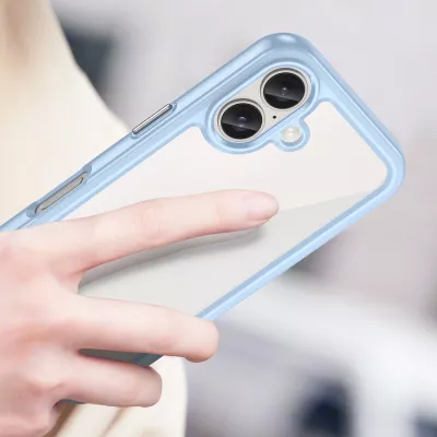 Mbështjellës Hurtel Outer Space Case për iPhone 16, TPU/PC, Kaltër