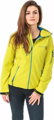 Xhaketë për femra Viking Eva 7007515S, softshell 4-way stretch, madhësia S, e verdhë