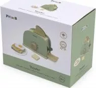 Toster lodër druri Viga PolarB set me aksesorë, jeshile
