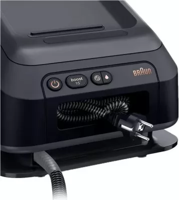 Hekur me stacion avulli Braun CareStyle 7 Pro IS 7286 BK, 2700W, 8 bar, 2.0L, i zi