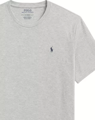 Maicë për meshkuj Ralph Lauren S/S Crew Sleep Top, gri [Madhësia: XXL]