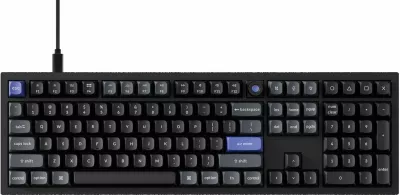 Tastierë magnetike Keychron Q6 HE 8K, Keychron Lime Magnetic Switch (Q6HW-M1), e zezë