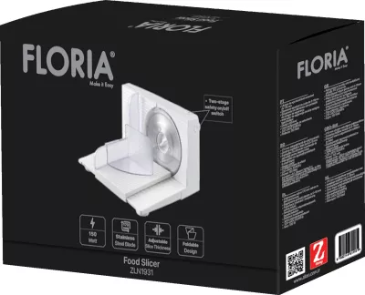 Salamoreznicë Floria ZLN 1931 150 W, teh inox 170 mm, prerje 0-15 mm, e bardhë