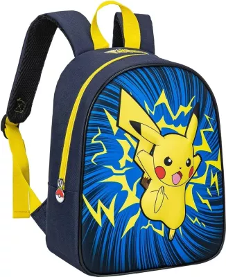 Çantë shpine La Plume Doree Pokemon Pikachu Junior EVA 3D 32 cm, blu