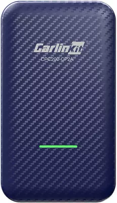 Adapter wireless Carlinkit CPC200-CP2A për Apple CarPlay/Android Auto, Blu
