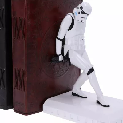 Mbajtëse librash NEMESIS NOW Stormtrooper 18.5 cm, set 2 copë, bardhë/zi