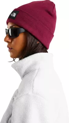 Kapelë beanie për meshkuj The North Face Dock Worker Rcycled BNE, bordo