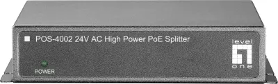 Splitter PoE LevelOne POS-4002, 24V AC, IEEE 802.3x, 10/100Base-T, i zi