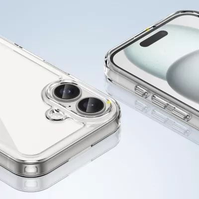 Mbështjellës Hurtel Outer Space Case për iPhone 16 Plus, transparent
