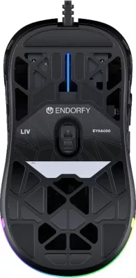 Maus gaming ENDORFY LIV EY6A020, me kabllo, 12000 DPI, i zi