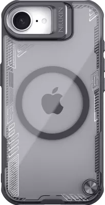 Mbështjellës Nillkin Iceblade Prop Magnetic me stand, për iPhone 16e, i zi