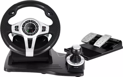 Tracer TRAJOY46524 Gaming Controller Black Steering wheel + Pedals PlayStation 4, Playstation 3