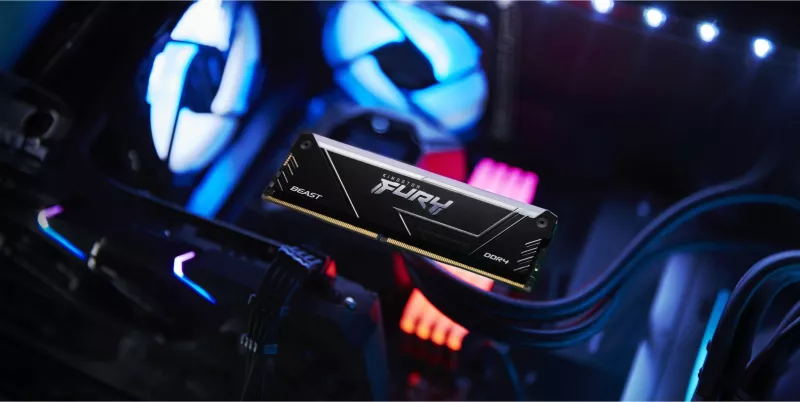 RAM Memorje Kingston 32GB 3600MT/s DDR4 CL18 FURY Beast RGB