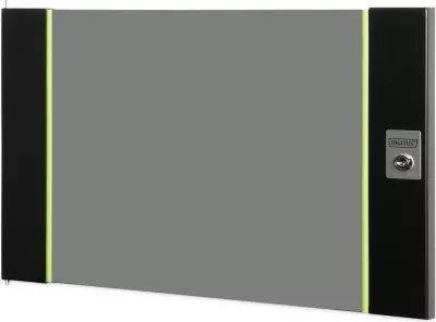 Panel zëvendësues Digitus për kasë rrjeti DN-19 07-U, 7U, xham/metal, zi