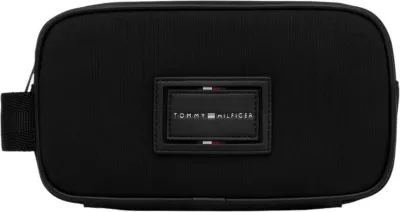 Çantë tualeti për meshkuj Tommy Hilfiger TH Foundation AM0AM14549, e zezë