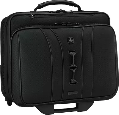 Çantë laptopi Wenger Legacy Black Series 15.6 inç me rrota, e zezë