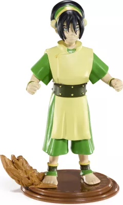 Figurë NOBLE COLLECTION Bendyfigs Toph 17 cm, e pozueshme, me bazë ekspozimi, 7+, jeshile/verdhë