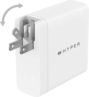 Karikues universal Targus HyperJuice 140W GaN, 2x USB-C, i bardhë