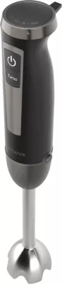 blender shkop AIWA KENKIRI 1500 Plus ABL-1500P, 1500 W, 40 shpejtësi + Turbo, 6 thika Titanium, me grirës 500 ml + rrahëse inox + gotë matëse 800 ml, zi/inoks