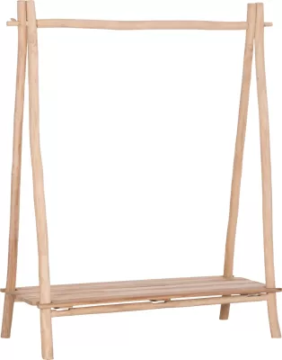 Mobilje hyrëse PERL, degë tik natyrale, 130.5x53x130cm