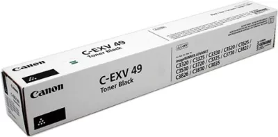 Toner Canon C-EXV 49 8524B002AA, rendiment deri 24,000 faqe, origjinal, i zi