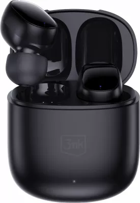 Kufje wireless 3mk FlowBuds, Bluetooth 5.3, të zeza