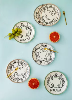 Set pjatash për ëmbëlsira (6 copë), Hermia, DNR0055