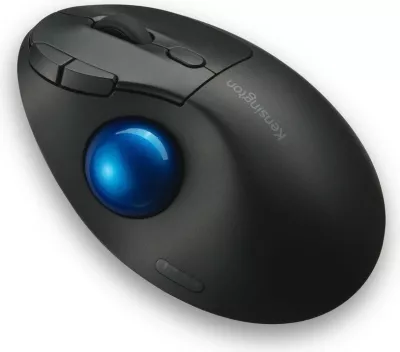 Trackball Kensington Pro Fit Ergo TB450, RF Wireless + Bluetooth, 1600 DPI, Zi, Blu