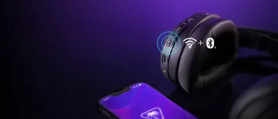 Kufje gaming Turtle Beach Stealth 500, wireless Bluetooth/2.4GHz, surround sound, për PS4/PS5, të zeza