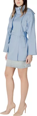 Pallto trench për femra Morgan De Toi 251-GLINE, kaltër e zbehtë [Ngjyra: 34]