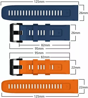 Rrip sportiv Tech-Protect IconBand për Garmin Fenix 3/5X/3HR/5X Plus/6X/6X Pro/7X, e gjelbër e errët