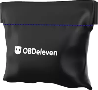 Çantë mbrojtëse OBDeleven Carry pouch, për ndërfaqe diagnostike OBDeleven, material i butë e i lehtë, e zezë