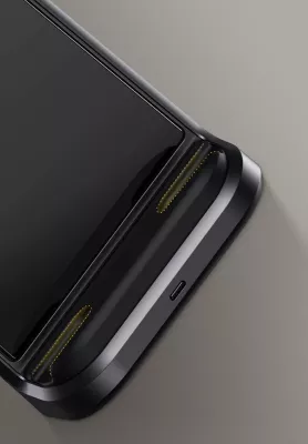 Mbajtës telefoni për makinë Baseus WXHZ-01 me karikues wireless 15W, i zi