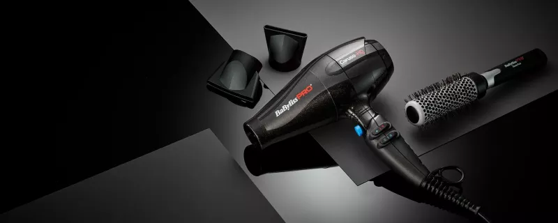 Tharëse flokësh Babyliss Caruso-HQ, 2400 W, E zezë