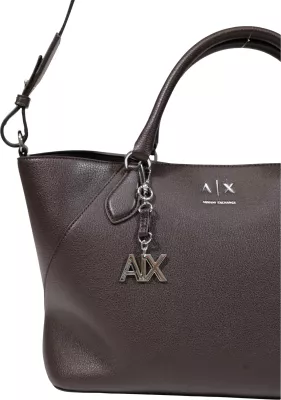 Çantë shopper për femra Armani Exchange XW003086 AF26569, kafe e errët