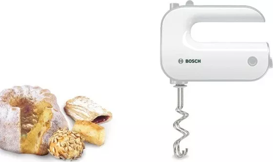 Mikser multifunksional Bosch MFQ4080, 500W, i bardhë 