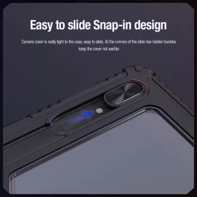 Mbështjellës Nillkin Bumper Leather Case Pro për Samsung Galaxy Tab S9+, e zezë