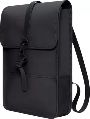 Çantë shpine unisex Rains Backpack Mini W3 13020, e zezë
