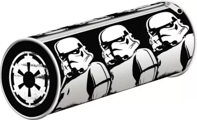 Penallë Pyramid International Star Wars Stormtrooper, cilindrike 20 x 8 cm, me zinxhir, bardhë/zezë