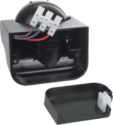 Sensor lëvizjeje PIR Maclean MCE358, IP44, rreze 12 m, ngarkesë max 300/1200 W, i zi