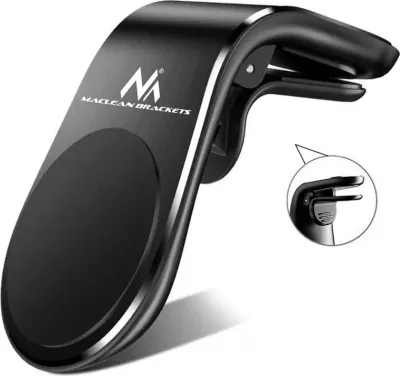 Mbajtëse magnetike e celularit për makinë Maclean MC-326, e zezë