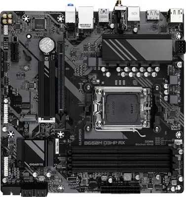 Pllakë amë Gigabyte B650M D3HP AX, Socket AM5, DDR5, WiFi 6E, 2.5GbE LAN