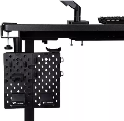 Pegboard gaming Thermaltake i vogël, çelik, i zi