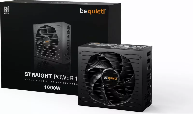 PSU Be Quiet! BN338, 1000 W, 80 PLUS Platinum, Modular