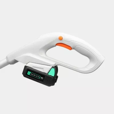 Prerëse shkurresh pa kabllo VonHaus F-Series 12V MAX 2.0Ah, teh 45 cm, prerje 14 mm, me bateri dhe karikues, gri/portokalli