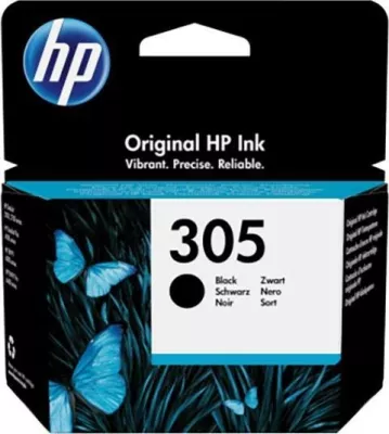 Kartrixh boje HP 305 3YM61AE#301 standard yield, pigment-based, 2 ml, e zezë, blister, 1 copë