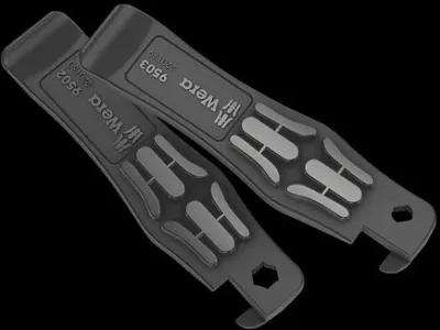 Set veglash biçiklete Wera Bicycle Set 13, 2 copë, e zezë